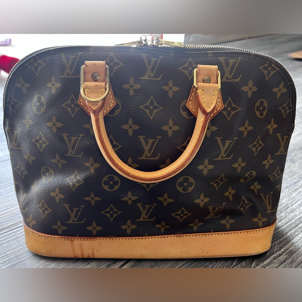 Louis Vuitton Monogram Brown Satchel